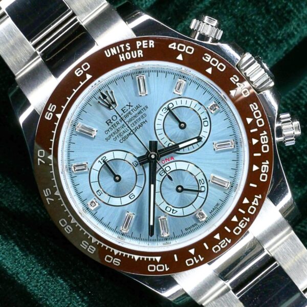 Rolex Daytona Platinum Ice Blue Transparent - Image 3