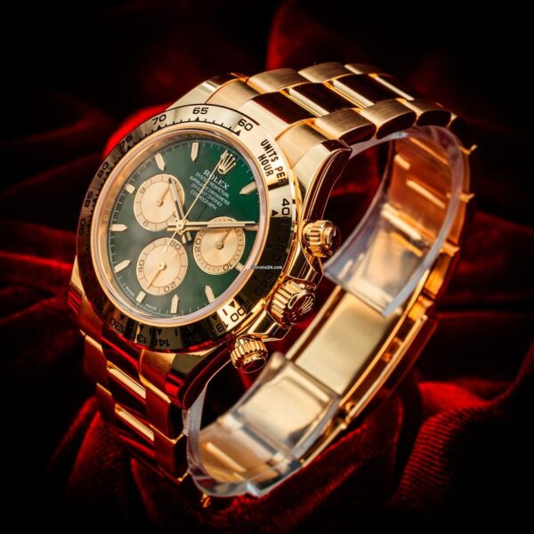 Rolex Daytona JOHN MAYER Gold Green Dial - Image 6