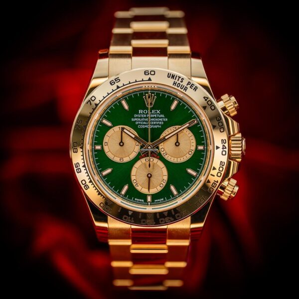 Rolex Daytona JOHN MAYER Gold Green Dial - Image 2