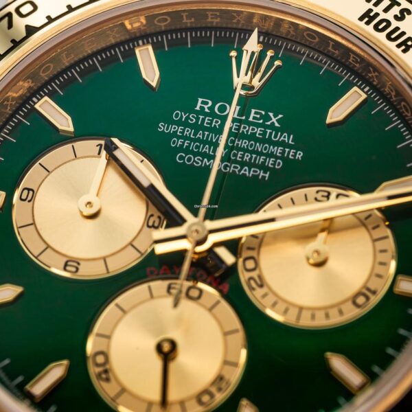 Rolex Daytona JOHN MAYER Gold Green Dial - Image 7