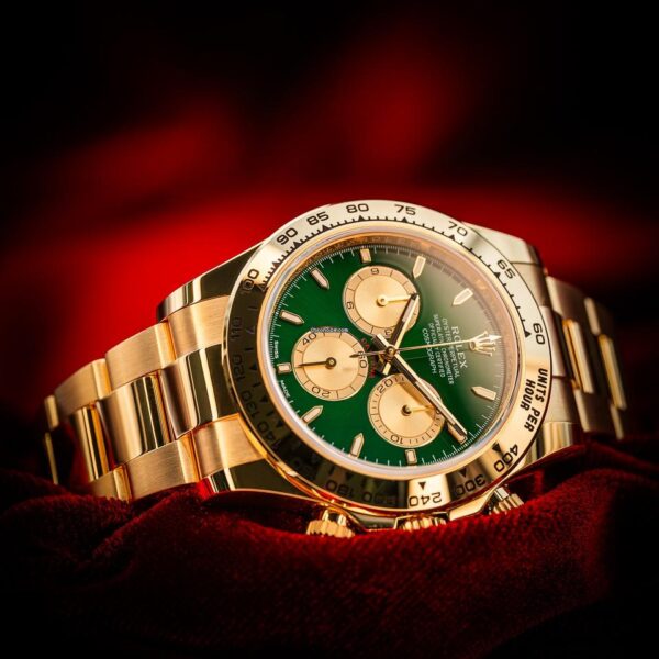Rolex Daytona JOHN MAYER Gold Green Dial - Image 5