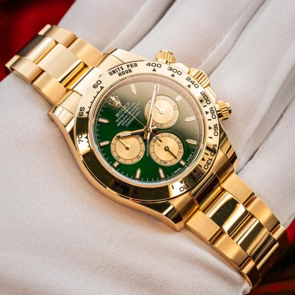 Rolex Daytona JOHN MAYER Gold Green Dial - Image 4