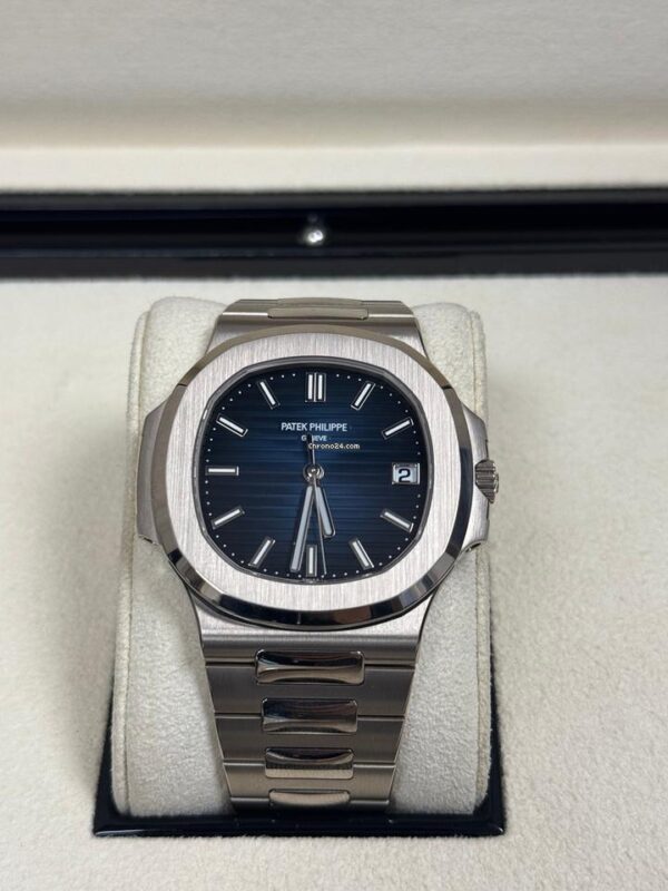Patek Philippe Silver Blue Dial - Image 8