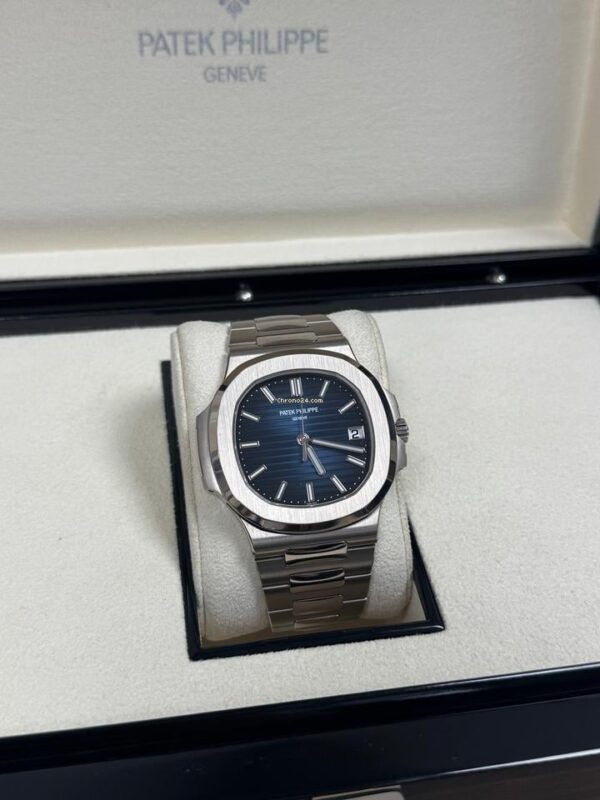 Patek Philippe Silver Blue Dial - Image 7