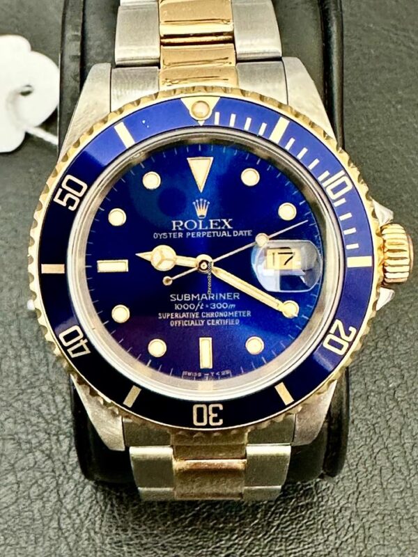 Rolex Submariner Golden silver Blue - Image 2