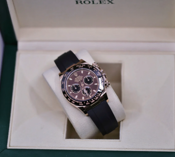 Rolex Daytona Rose Gold Chocolate & Black Dial 116515 - Image 2