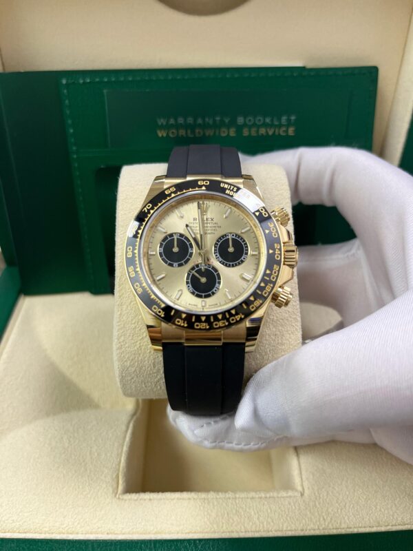 Rolex Daytona Yellow Gold Golden Black Dial 126518 - Image 3