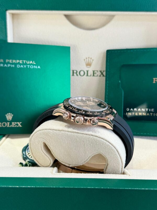 Rolex Daytona Rose Gold Black Dial 116515 - Image 8