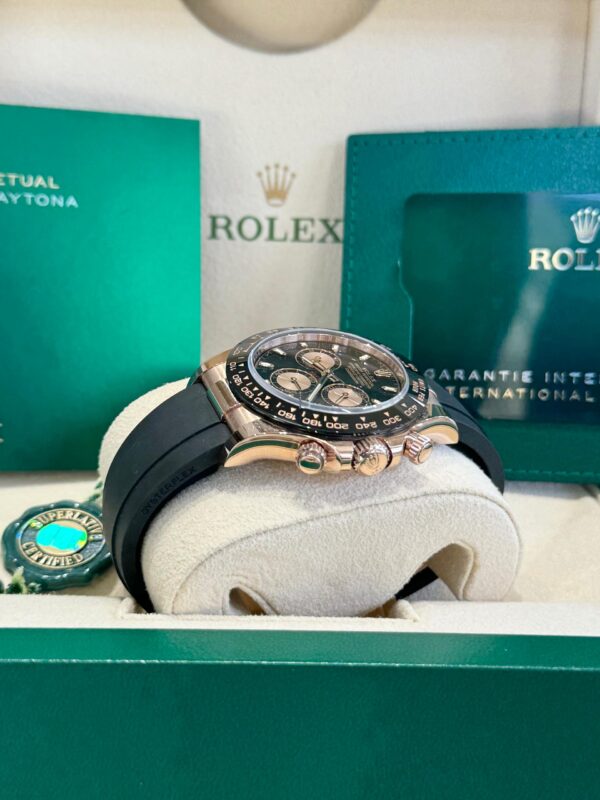 Rolex Daytona Rose Gold Black Dial 116515 - Image 7