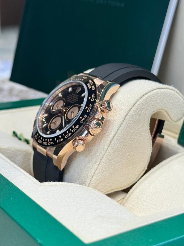 Rolex Daytona Rose Gold Black Dial 116515 - Image 5
