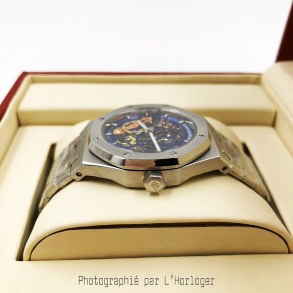 Audemars Piguet Skeleton Blue Dial - Image 4