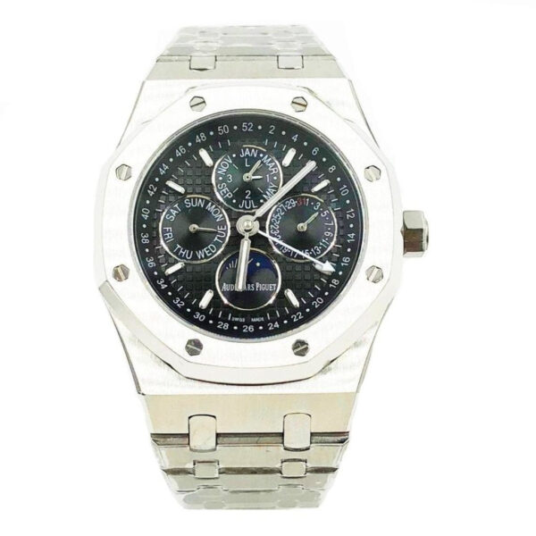 Audemars Piguet Quantième Perpétual Silver Black dial